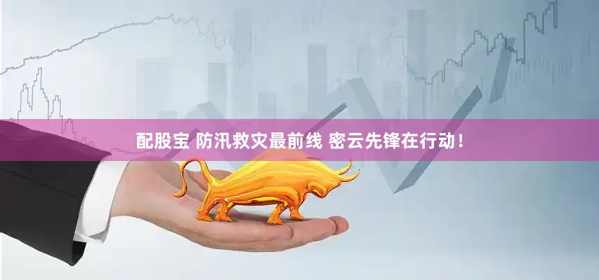 配股宝 防汛救灾最前线 密云先锋在行动！